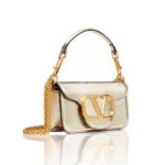 Valentino GARAVANILOcò Metallic Calfskin Bag