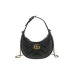 Gucci Marmnt Half Moon Shoulder Bag
