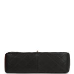 CHANEL Caviar Quilted Jumbo Double Flap Black 30CM - Image 7