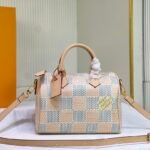 Louis Vuitton LV  Speedy 25 Checkerboard Shoulder Bag Handbag - Image 7