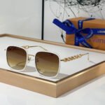 Louis Vuitton LV Mirror Leg Hollowed Out Logo  sunglasses Top quality - Image 3