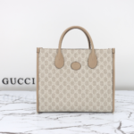 Gucci Canvas Tote Handbag - Image 3