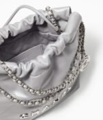 CHANEL 22 MINI HANDBAG Calfskin & Silver Metal Grey - Image 2