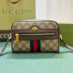 Gucci Ophidia Striped Webbing Waist Pack - Image 3