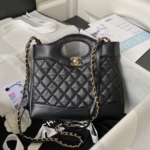 Chanel C31 Shopping  Black Calfskin LGHW - Image 4