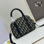 Dior Canvas Bowling Handbag - Image 4