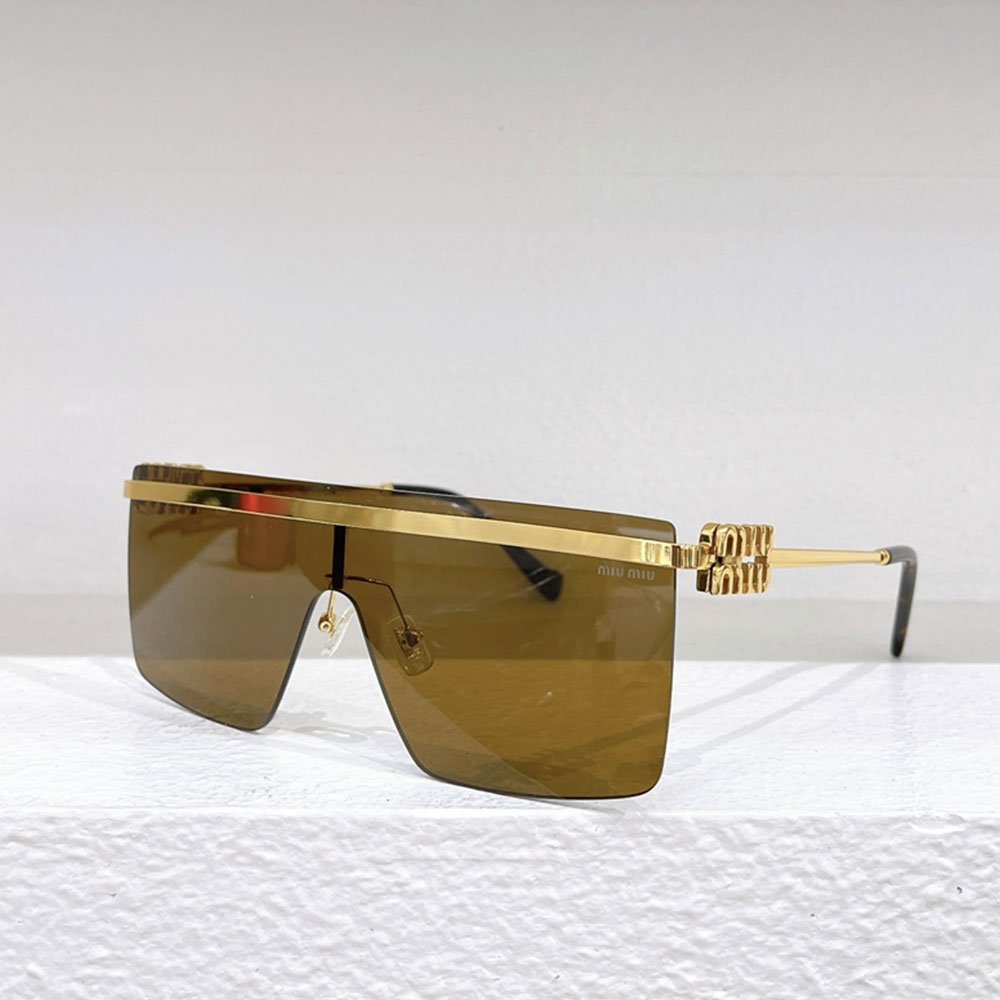 MIU MIU Thin Metal Mirror legs  Sunglasses Top quality