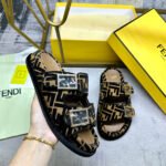 Fendi Feel cotton fibre slides - Image 2