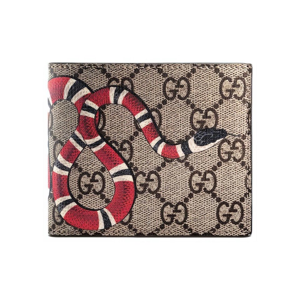 Gucci Unisex GG Supreme Printed Short Wallet