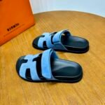 Hermès Chypre leather sandals - Image 6