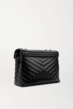 SAINT LAURENT Loulou medium quilted leather shoulder bag black - Image 4