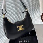 Celine Triomphe Canvas&Leather hand shoulder bag - Image 4