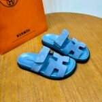 Hermès Chypre leather sandals - Image 2