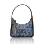 Fendi Fendessence Light blue FF denim fabric bag