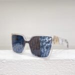Dior Square Clear Sunglasses Top Quality