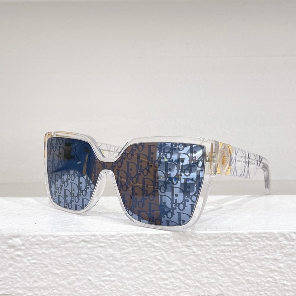 Dior Square Clear Sunglasses Top Quality