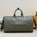 Louis Vuitton Military Green Kepall45 Travel Bag - Image 4