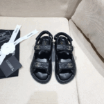 Chanel  Flat Velcro sandals Slide - Image 2