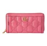 Gucci Unisex GG Marmont Zip Around Wallet Matelassé Leather - Image 4