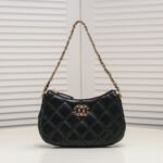 Chanel 23K Double C Hobo Chain Shoulder Bag Handbag - Image 2