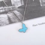 Van Cleef&Arpels VCA turquoise butterfly Necklace - Image 2