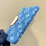 Louis Vuitton LV Jacquard Denim Key Bag - Image 5