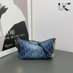 DIOR Oblique Star Hobo Denim Bag - Image 5
