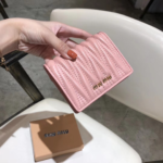 MIU MIU Matelassé Sheepskin Wallet - Image 2