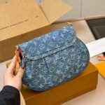 Louis Vuitton LV Sunset Denim Handbag - Image 5