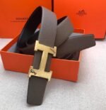 Hermes H Belt Buckle & Reversible Black For Women, Women Belt 380MM - Image 2