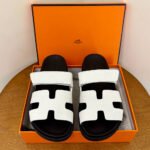 Hermès Chypre leather sandals