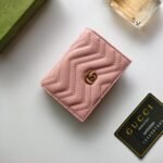 Gucci Unisex GG Marmont Card Case Wallet Double G - Image 5