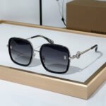 Buberry  Slim Hollowed out Logo on Mirror legs Sunglasses Top quality - Image 3