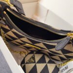 Prada Canvas Armpit Shoulder Bag Handbag - Image 3