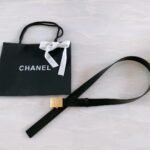 Chanel Belt With Ribbon Buckle Black Women Belt 30MM
