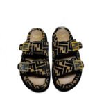 Fendi Feel cotton fibre slides