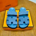 Hermès Chypre leather sandals