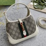 Gucci Jackie 1961 Canvas&Leather Shoulder Bags - Image 7