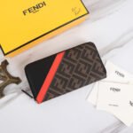 FENDI FF Printing Leather Wallte - Image 4
