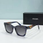 Prada Mirror leg print Logo  sunglasses Top quality - Image 8