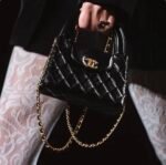 Chanel 23K Kelly Chain Handle Calfskin Handbag - Image 2