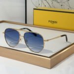 Fendi  Aviator metal Sunglasses Top quality - Image 4