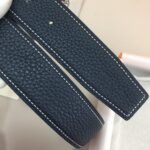 Hermes H Belt Buckle & Reversible Black For Women, Women Belt 380MM - Image 5