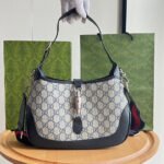Gucci Jackie 1961 Canvas&Leather Shoulder Bags - Image 12