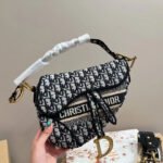 Dior SADDLE Bag Oblique Embroidered - Image 4