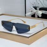 Dior Lens Logo Metal Frame sunglasses Top quality - Image 2