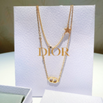 Dior Petit CD Double Necklace Accessories - Image 3