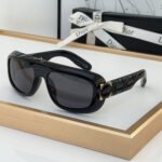 Dior Classic Logo Decorated Mirror Leg Acetate sunglasses  Top quality - Image 2