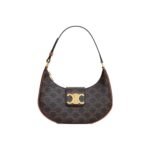 Celine Triomphe Canvas&Leather hand shoulder bag
