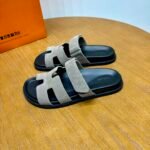 Hermès Chypre leather sandals - Image 4